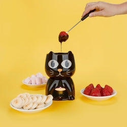 Wake Cat Fondue Set