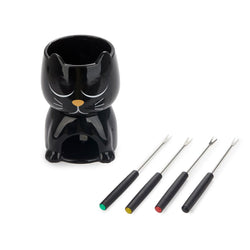 Wake Cat Fondue Set