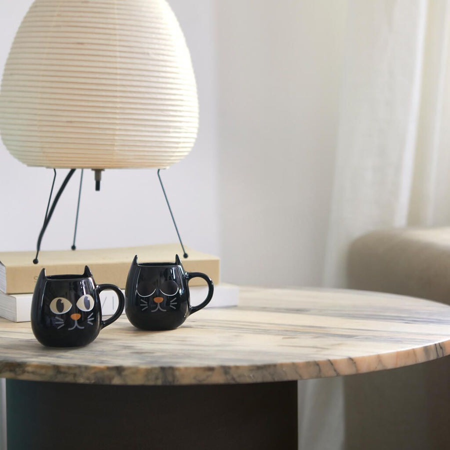 Black Cat Wake-up Mug Set