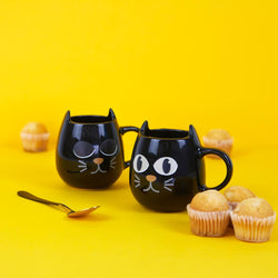 Black Cat Wake-up Mug Set