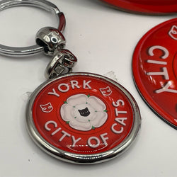 York City of Cats Keyring