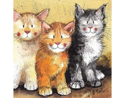 Roger, Dodger & Tinkerbell Card by Alex Clark
