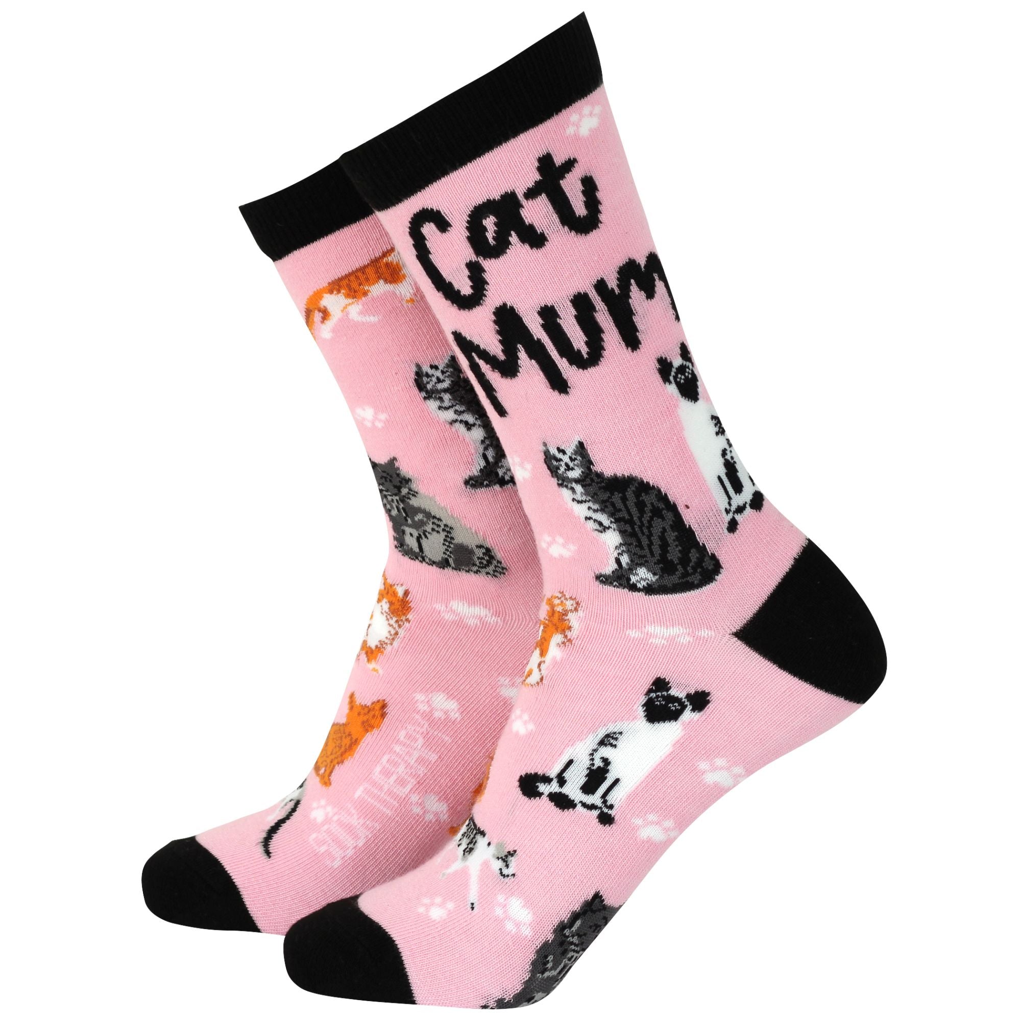 Calcetines Cat Mum Bambú