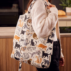 Feline Friends Packable Bag