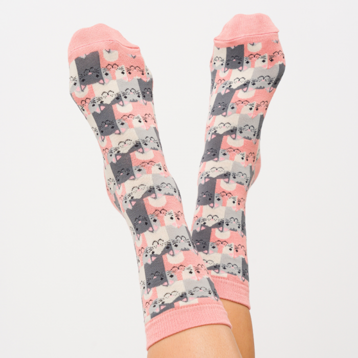 Happy Cats Socks, UK 4-7