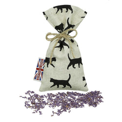 Saquito de lavanda Walking Black Cats