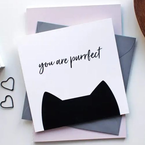 You are Purrfect Greetings Card