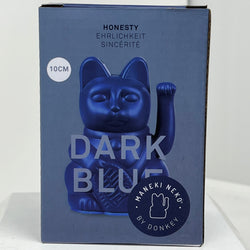 Maneki Neko Mini de Donkey AZUL OSCURO
