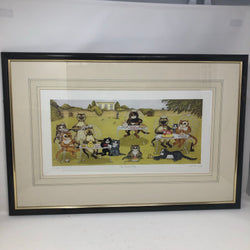 Vintage The Garden Party Limited Edition Framed Print by Linda Jane Smith