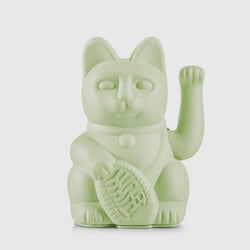 Maneki Neko Mini by Donkey LIGHT GREEN
