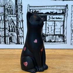 Hand Finished Original Lucky Black Cat