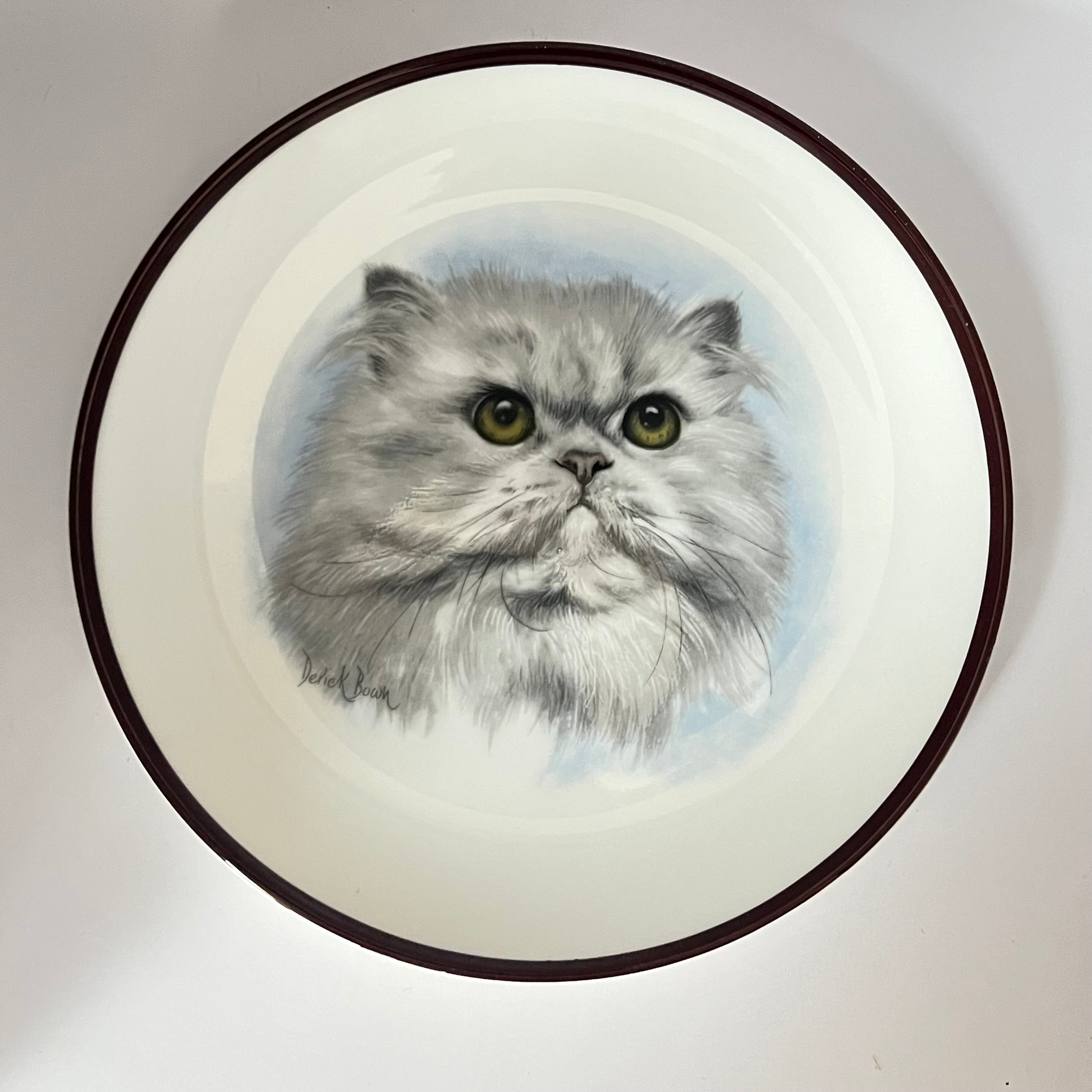 Vintage Plate Persian Cat by Coalport