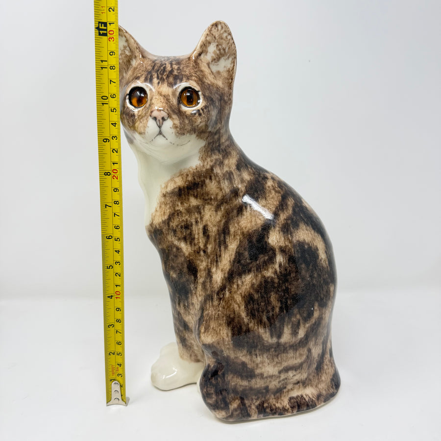 Winstanley Grey Tabby Cat Sitting - Size 6