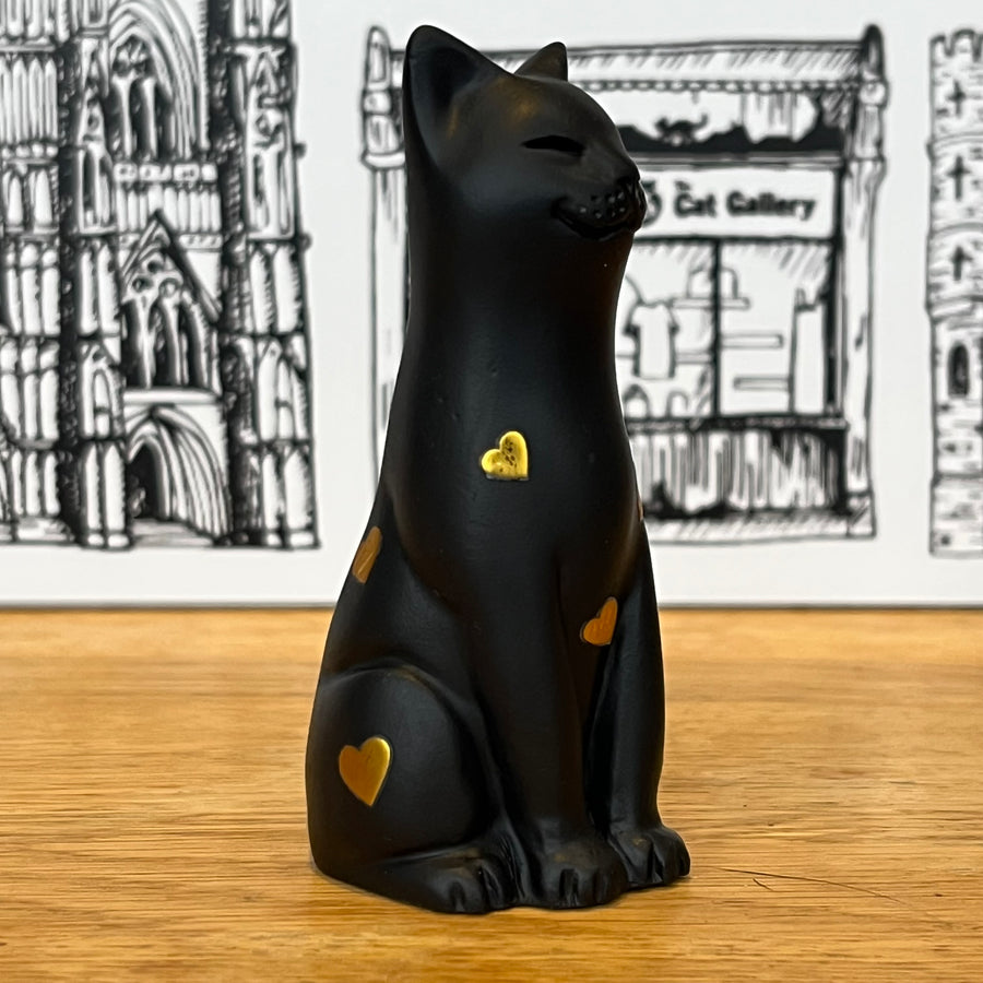 Hand Finished Original Lucky Black Cat