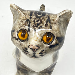 Winstanley Tabby & White Cat Looking Up - Size 1
