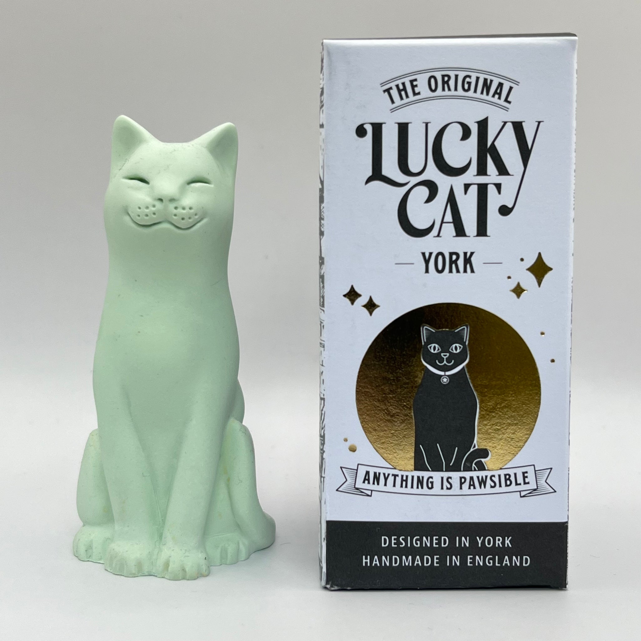 Green Pastel Original Lucky Cat