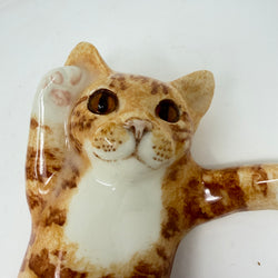 Winstanley Ginger & White Cat on Back - Size 4