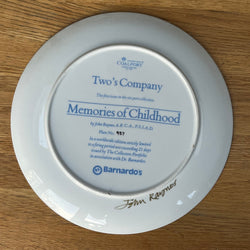 Vintage Plate Two's Company by Coalport / Barnardo's