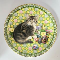 Vintage Plate Malteaser for April by Lesley Anne Ivory / Aynsley