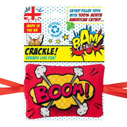 BAM Catnip Crackle Pillow