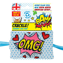 BAM Catnip Crackle Pillow