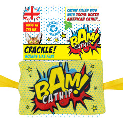 BAM Catnip Crackle Pillow