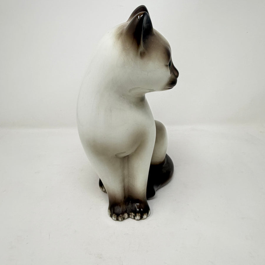 Vintage Elpa Alcobaca Sia Siamese Ceramic Cat