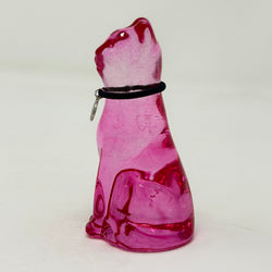 October Lucky Glass Cat