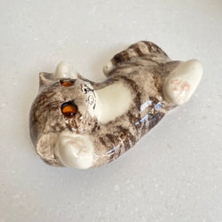 Winstanley Grey Tabby on Back - Size 2