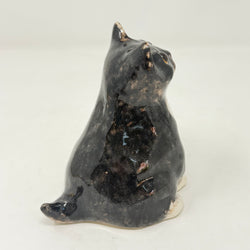 Winstanley Black & White Sitting Cat - Size 1