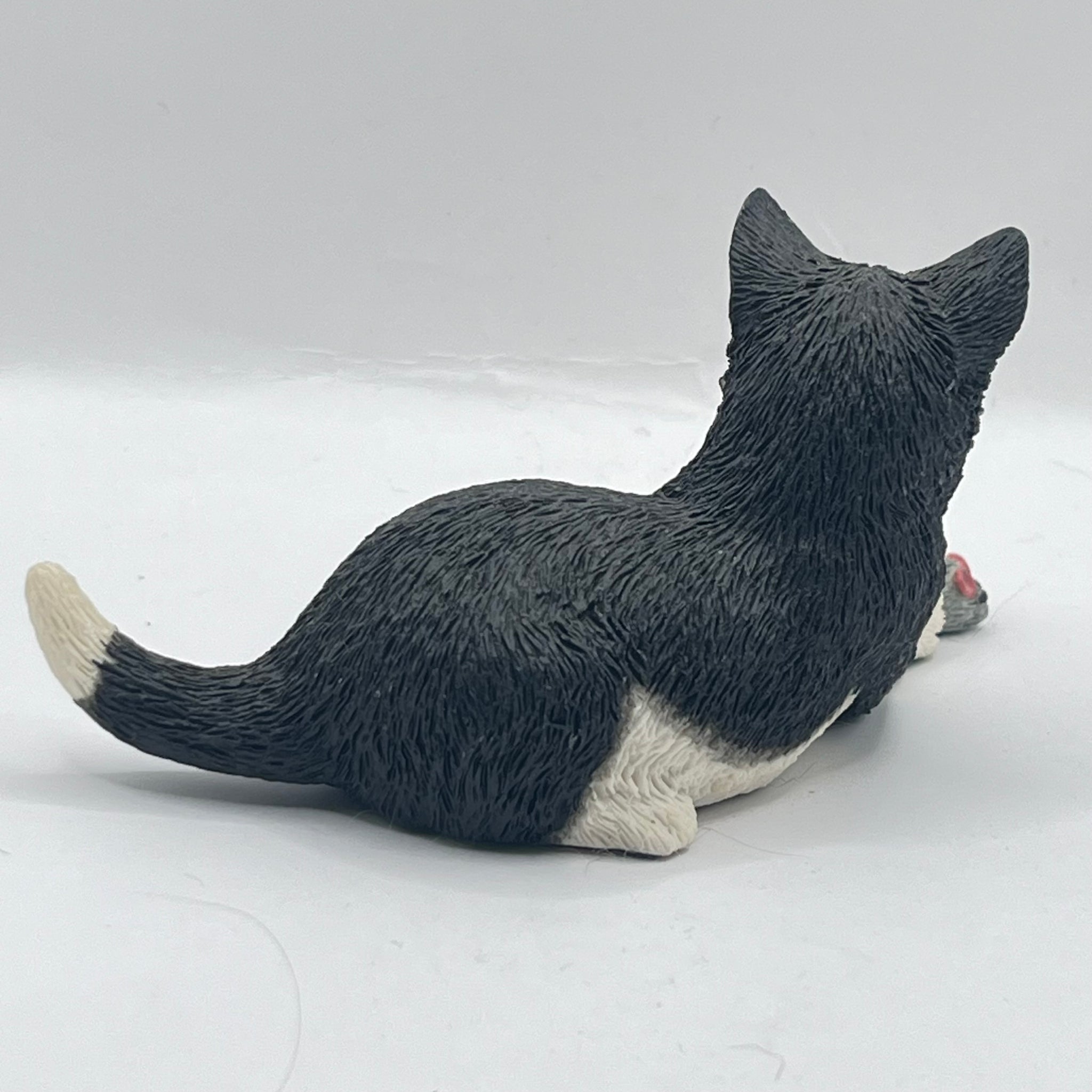 Vintage Sherratt & Simpson Black & White Cat With Mouse
