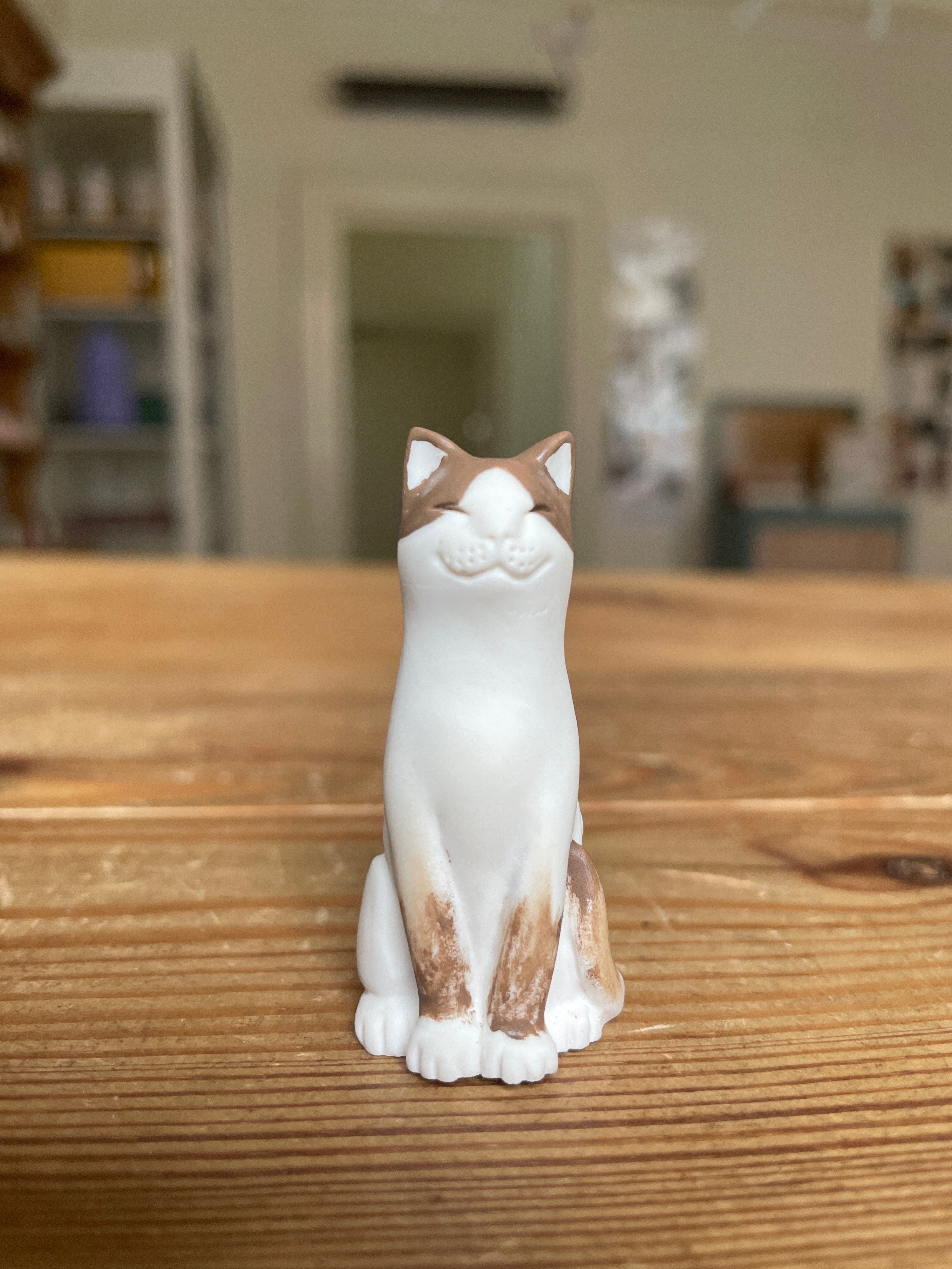 Hand-painted Chocolate Bicolour Original Lucky Kitten