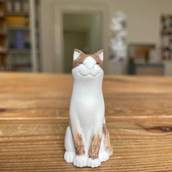 Hand-painted Chocolate Bicolour Original Lucky Kitten