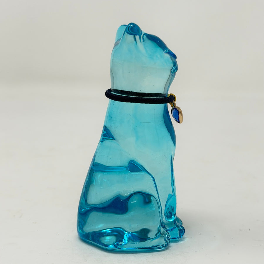 December Lucky Glass Cat