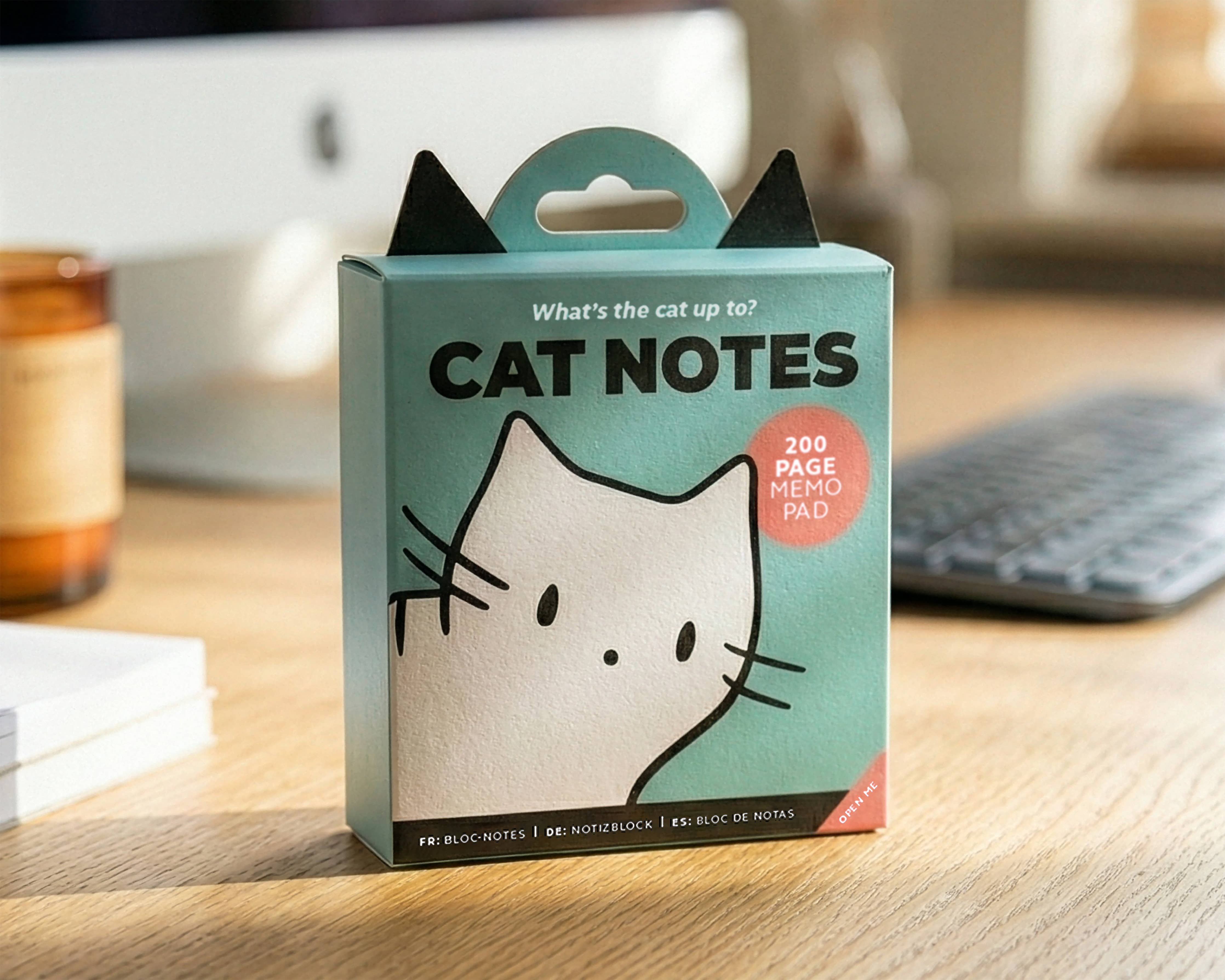 What’s the Cat Up To Memo Pad