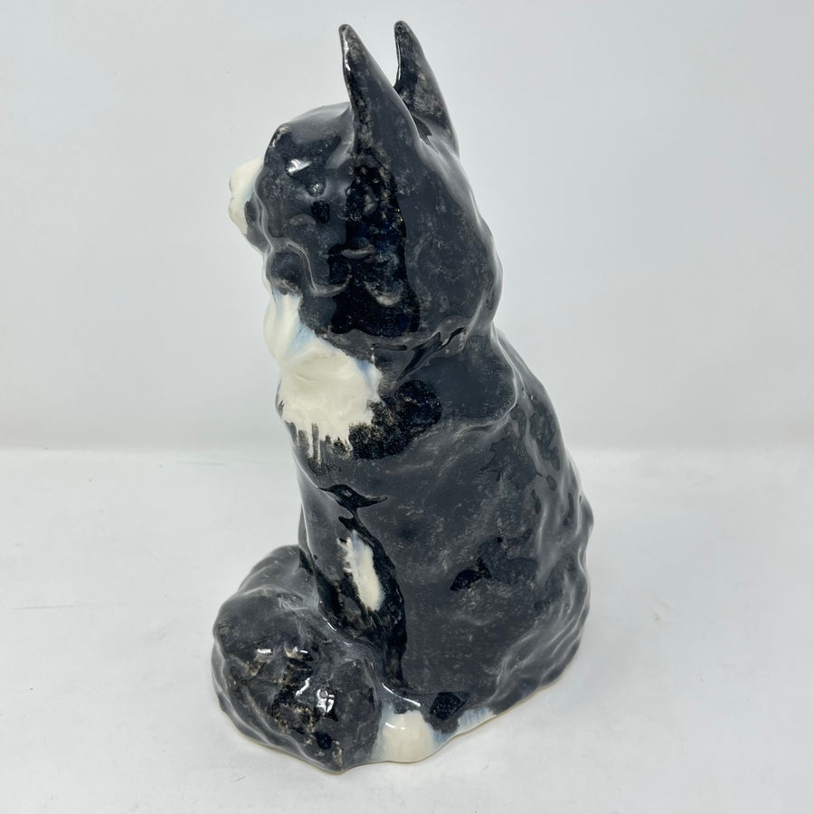 Winstanley Long Haired Black & White Cat - Size 4
