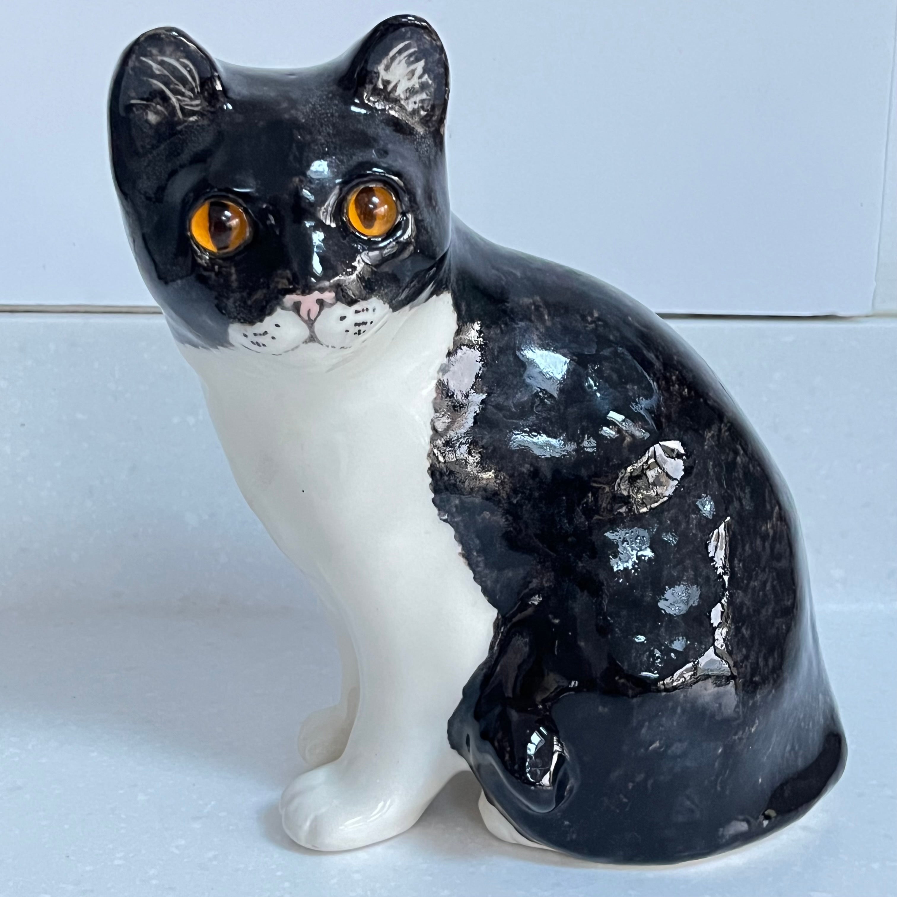 Winstanley Tuxedo Cat Sitting  - Size 3