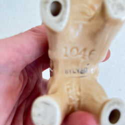 Vintage Sylvac Scaredy Cat Beige Model 1046