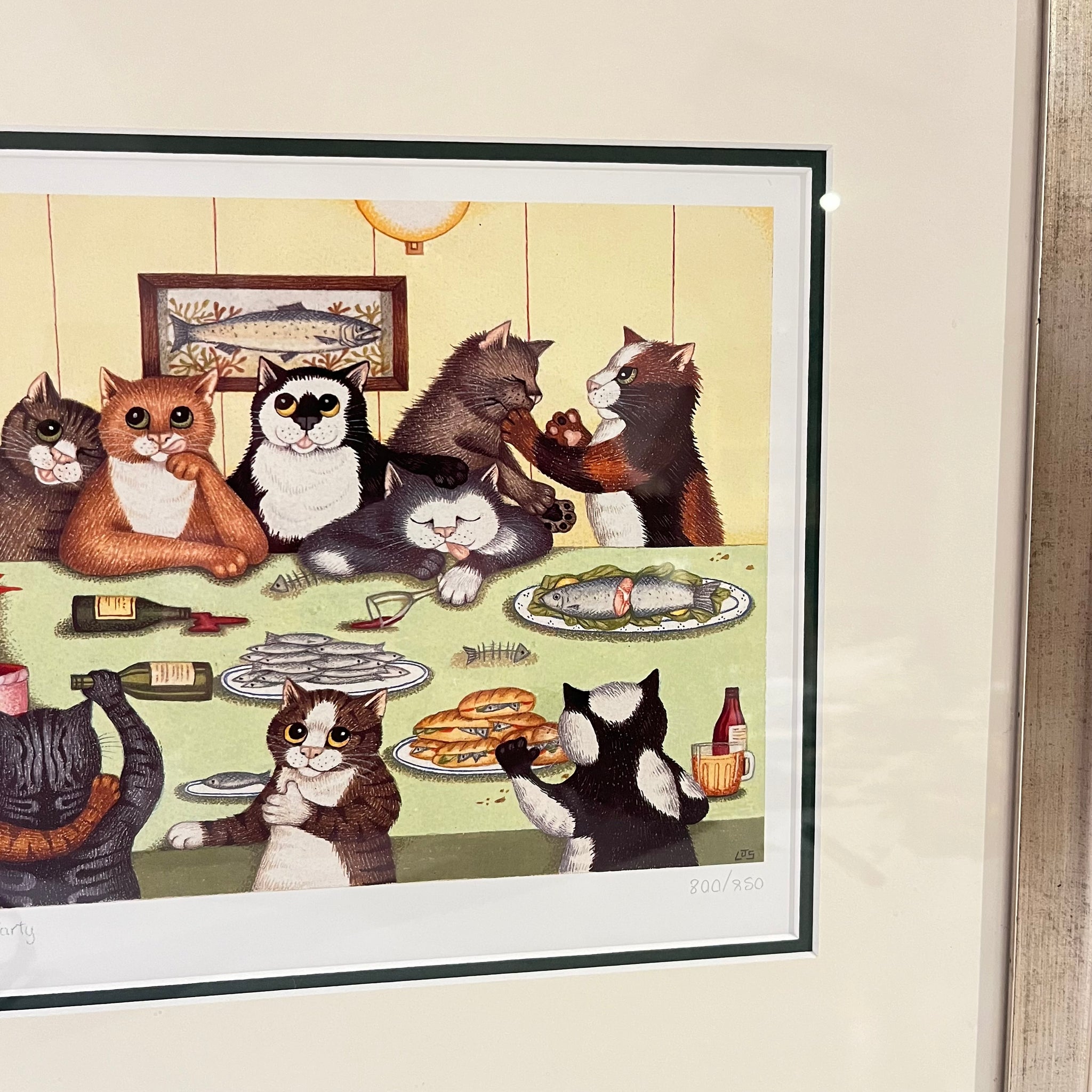 The Stag Party, Linda Jane Smith Vintage Framed Limited Edition Print