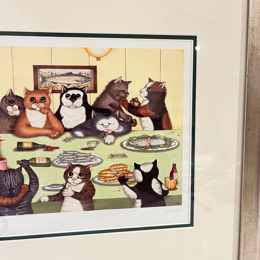 The Stag Party, Linda Jane Smith Vintage Framed Limited Edition Print