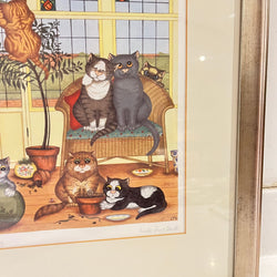 The Conservatory, Linda Jane Smith Vintage Framed Limited Edition Print