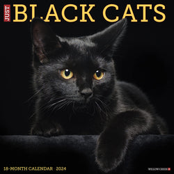 Calendario de pared de gatos negros 2023