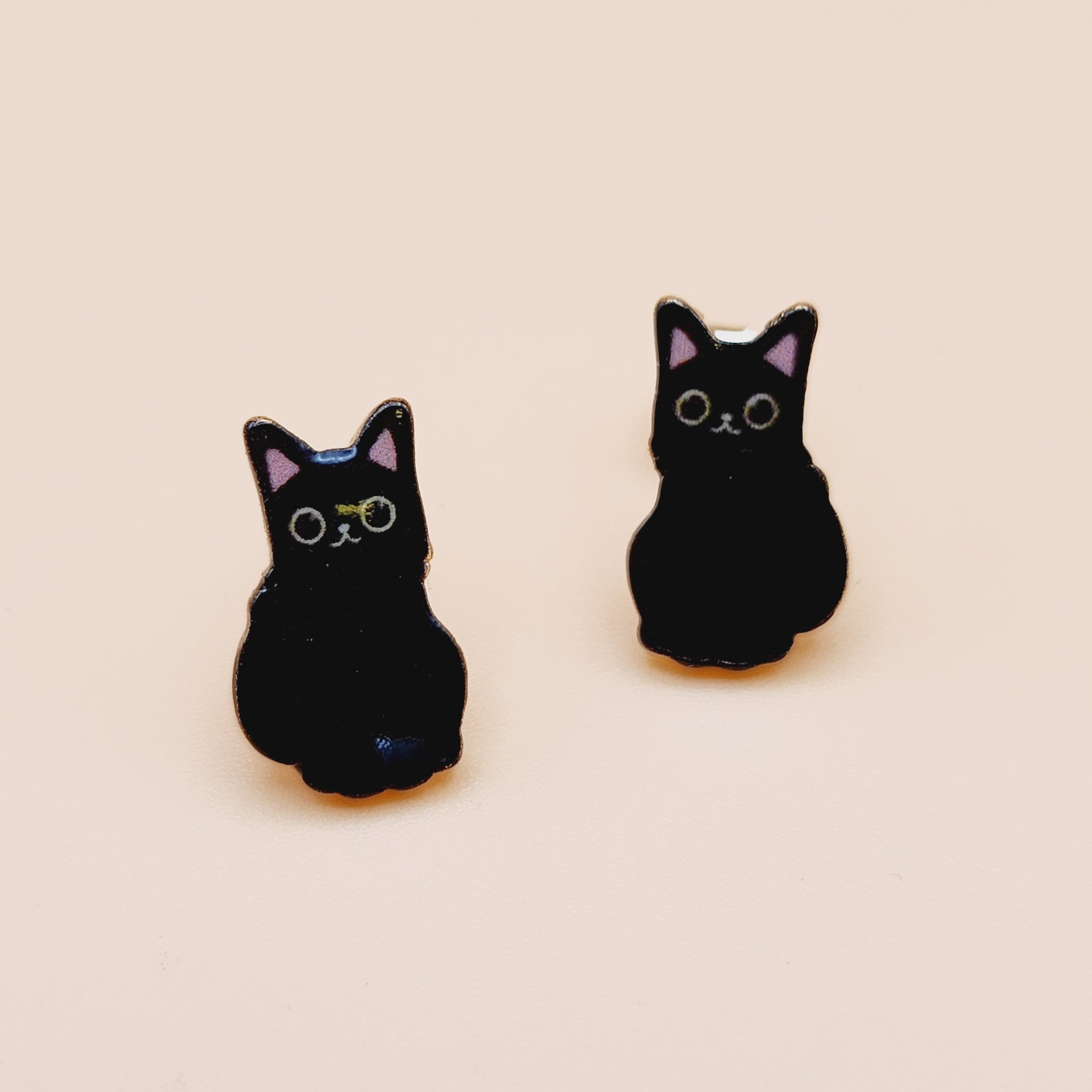 Cat Breed Enamel Earrings