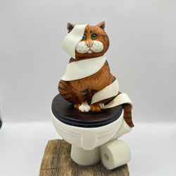 Vintage All Tied Up Comic & Curious Cats A0483