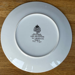 Vintage Plate Abyssinians Cats and Kittens by Royal Worcester