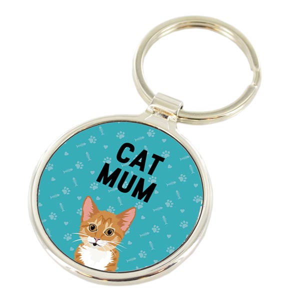 Cat Mum Keyring