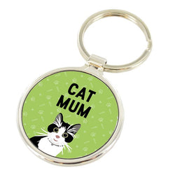 Cat Mum Keyring