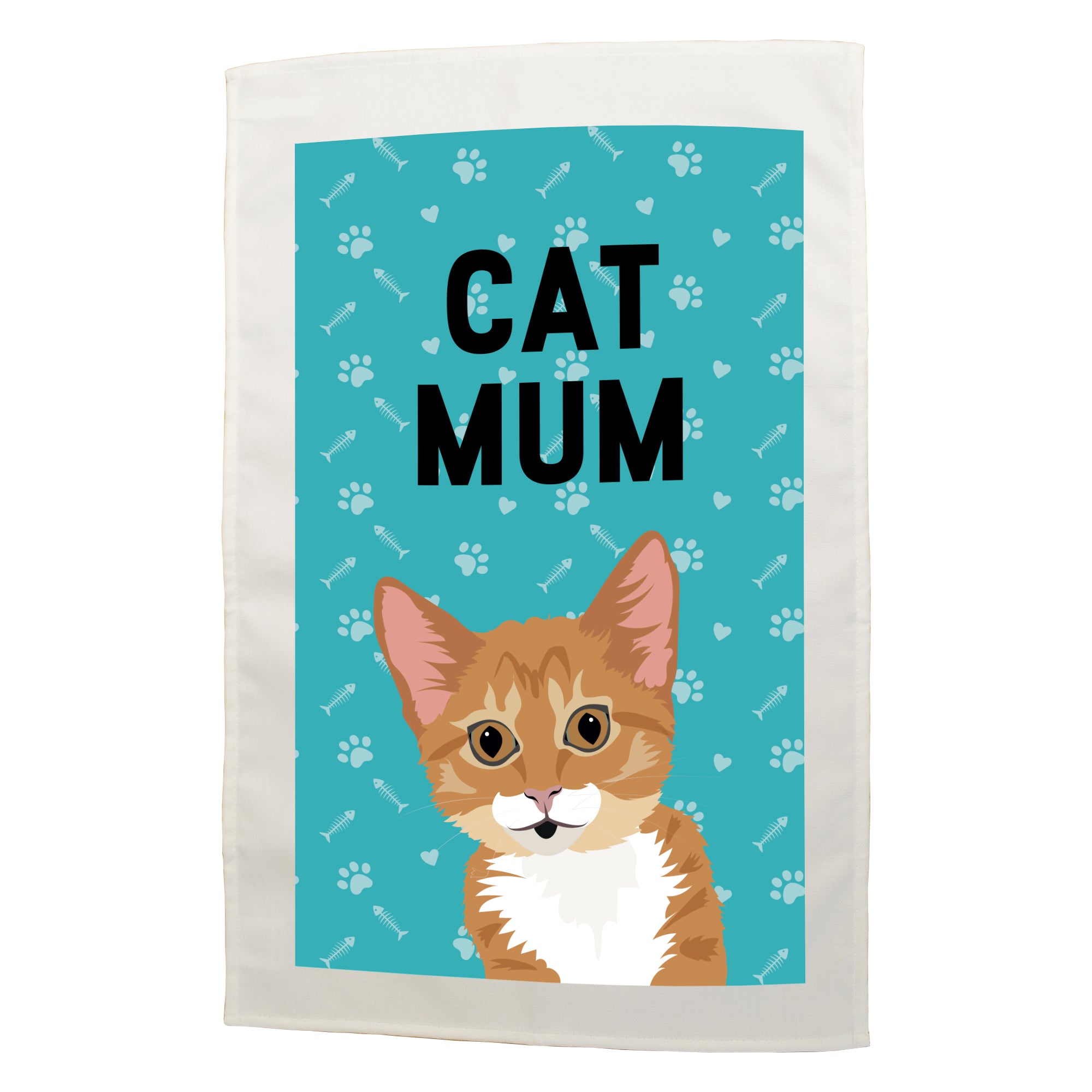 Cat Mum Tea Towel