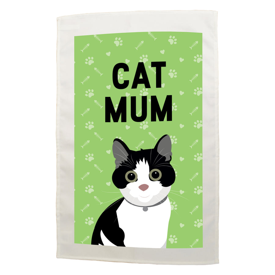 Cat Mum Tea Towel