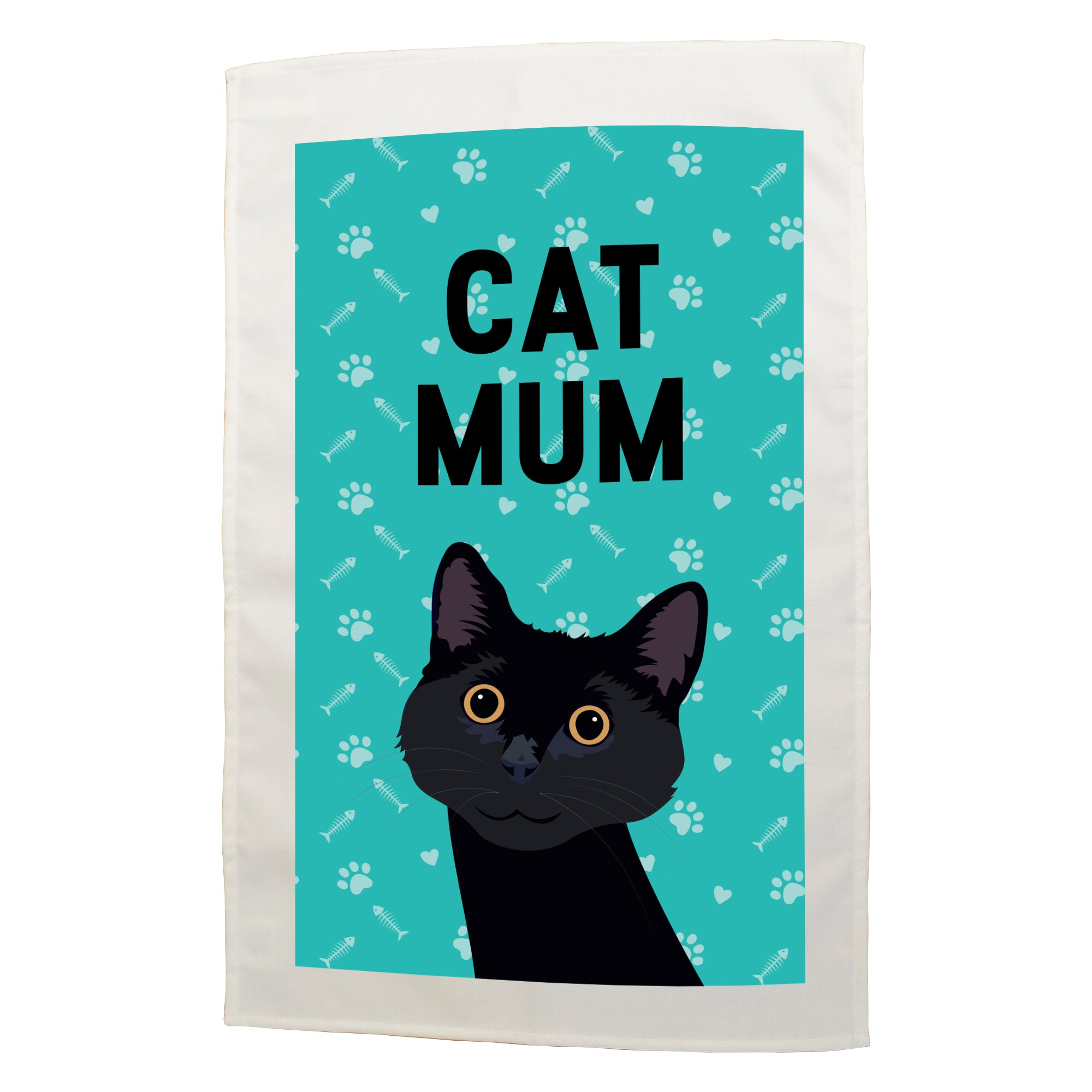 Cat Mum Tea Towel